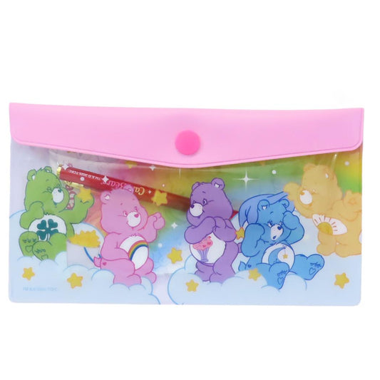ケアベア メモ帳 ケース入りメモ ペンセット CareBears S＆C 新学期準備文具 キャラクター グッズ メール便可 シネマコレクション