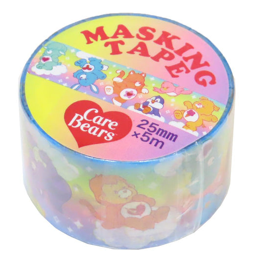 ケアベア マスキングテープ 25mmマステ カズン CareBears S＆C マステ デコシール キャラクター グッズ シネマコレクション