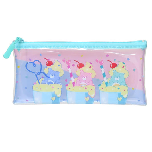 ケアベア ペンケース ペンポーチ サマー CareBears S＆C クリアポーチ 筆箱 キャラクター グッズ メール便可 シネマコレクション