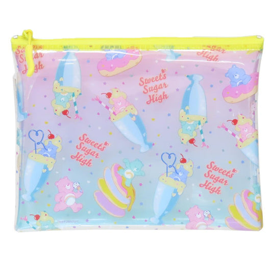 ケアベア クリアポーチ ポーチ大 サマー CareBears S＆C クリアポーチ 小物入れ キャラクター グッズ メール便可 シネマコレクション