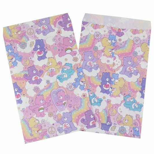 ケアベア ラッピング用品 ラッピング 平袋 8枚入り チラシ CareBears S＆C プレゼント キャラクター グッズ メール便可 シネマコレクション