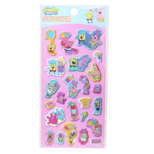 スポンジボブ シールシート メタル ぷっくりシール S＆C