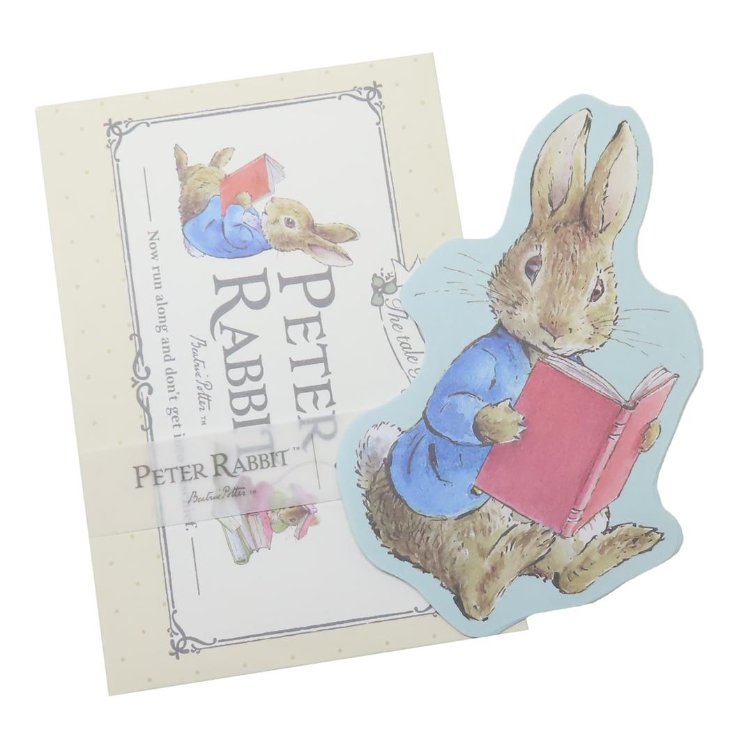 ピーターラビット レターセット ダイカットミニレター BOOK S＆C ミニ便箋＆ミニ封筒 絵本キャラクター グッズ メール便可 シネマコレクション