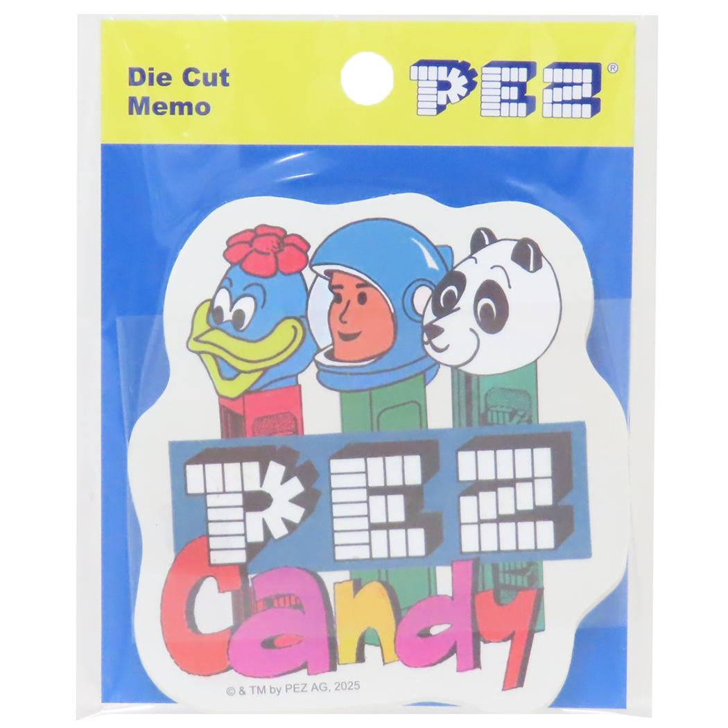 PEZ ペッツ メモ帳 ダイカットメモ PEZ ブルー S＆C メモパッド キャラクター グッズ メール便可 シネマコレクション
