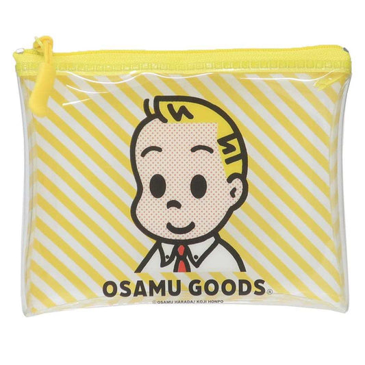 オサムグッズ クリアポーチ マルチポーチ 黄 Osamu Goods S＆C 小物入れ キャラクター グッズ メール便可 シネマコレクション