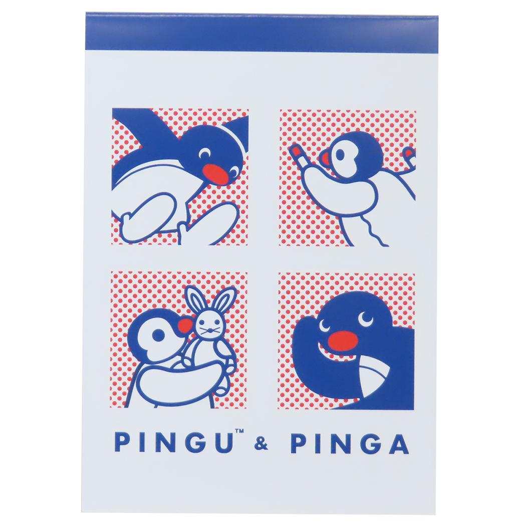 ピングー メモ帳 A6メモ ピングー＆ピンガ Pingu S＆C メモパッド キャラクター グッズ メール便可 シネマコレクション