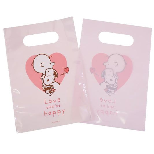 スヌーピー ラッピング用品 ラッピングPP手提げ 7枚セット SN LOVE ピーナッツ S＆C プレゼント キャラクター グッズ メール便可 シネマコレクション