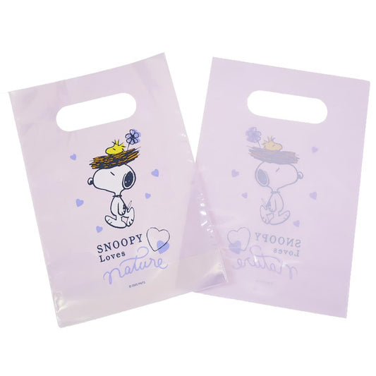 スヌーピー ラッピング用品 ラッピングPP手提げ 7枚セット SN ウッドストック ピーナッツ S＆C プレゼント キャラクター グッズ メール便可 シネマコレクション