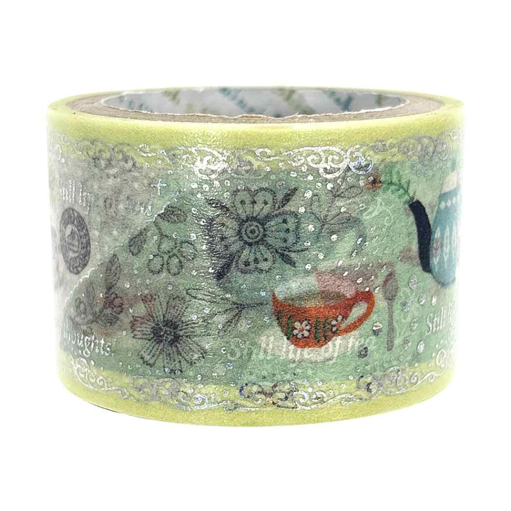 Shinzi Katoh マステ きらぴかマスキングテープ 27mm Afternoon Tea シール堂印刷 箔押しマスキングテープ デコレーション 手帳デコ グッズ シネマコレクション