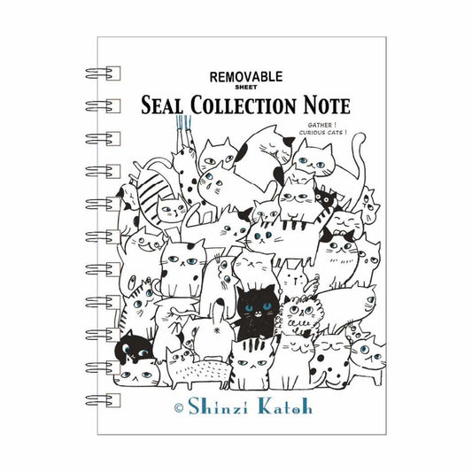 シンジカトウ シール帳 シール手帳 Cat Hill シール堂印刷 文房具 ステーショナリー かわいい プレゼント キャラクター グッズ メール便可 シネマコレクション