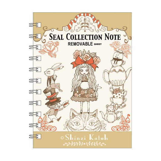 シンジカトウ シール帳 シール手帳 アリス シール堂印刷 文房具 ステーショナリー かわいい プレゼント キャラクター グッズ メール便可 シネマコレクション