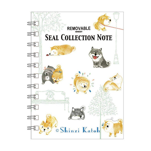 シンジカトウ シール帳 シール手帳 柴犬 シール堂印刷 文房具 ステーショナリー かわいい プレゼント キャラクター グッズ メール便可 シネマコレクション