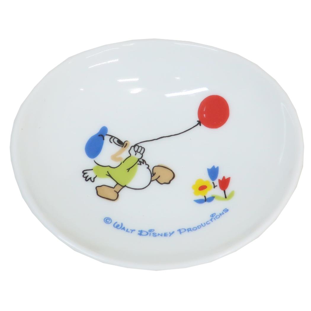 ヒューイ デューイ ルーイ ミニプレート 楕円小皿 復刻アート1963 ディズニー 三郷陶器 レンジ対応 食器 レトロ キャラクター グッズ シネマコレクション