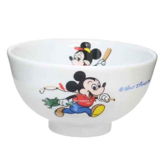 ミッキーマウス ライスボウル 茶碗 復刻アート1963 ディズニー 三郷陶器 レンジ対応 食器 レトロ キャラクター グッズ シネマコレクション