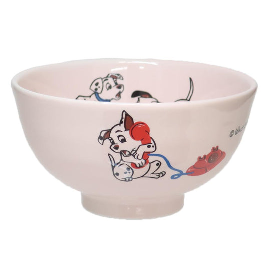 101匹わんちゃん ライスボウル 茶碗 復刻アート1963 ディズニー 三郷陶器 レンジ対応 食器 レトロ キャラクター グッズ シネマコレクション