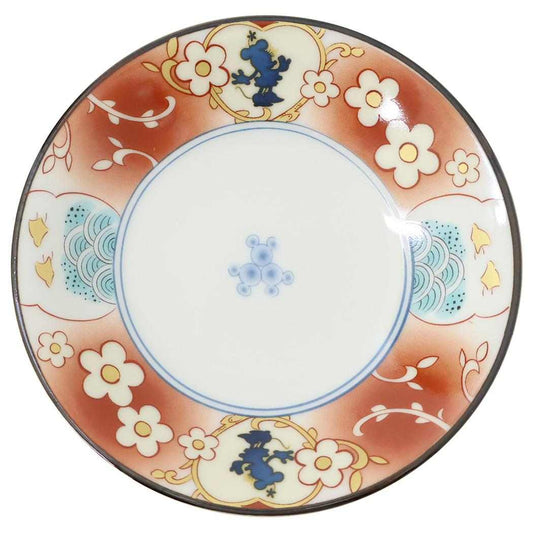 ミニーマウス 小皿 古伊万里風 豆皿 ミニーマウス ディズニー 三郷陶器 食器 キャラクター グッズ シネマコレクション