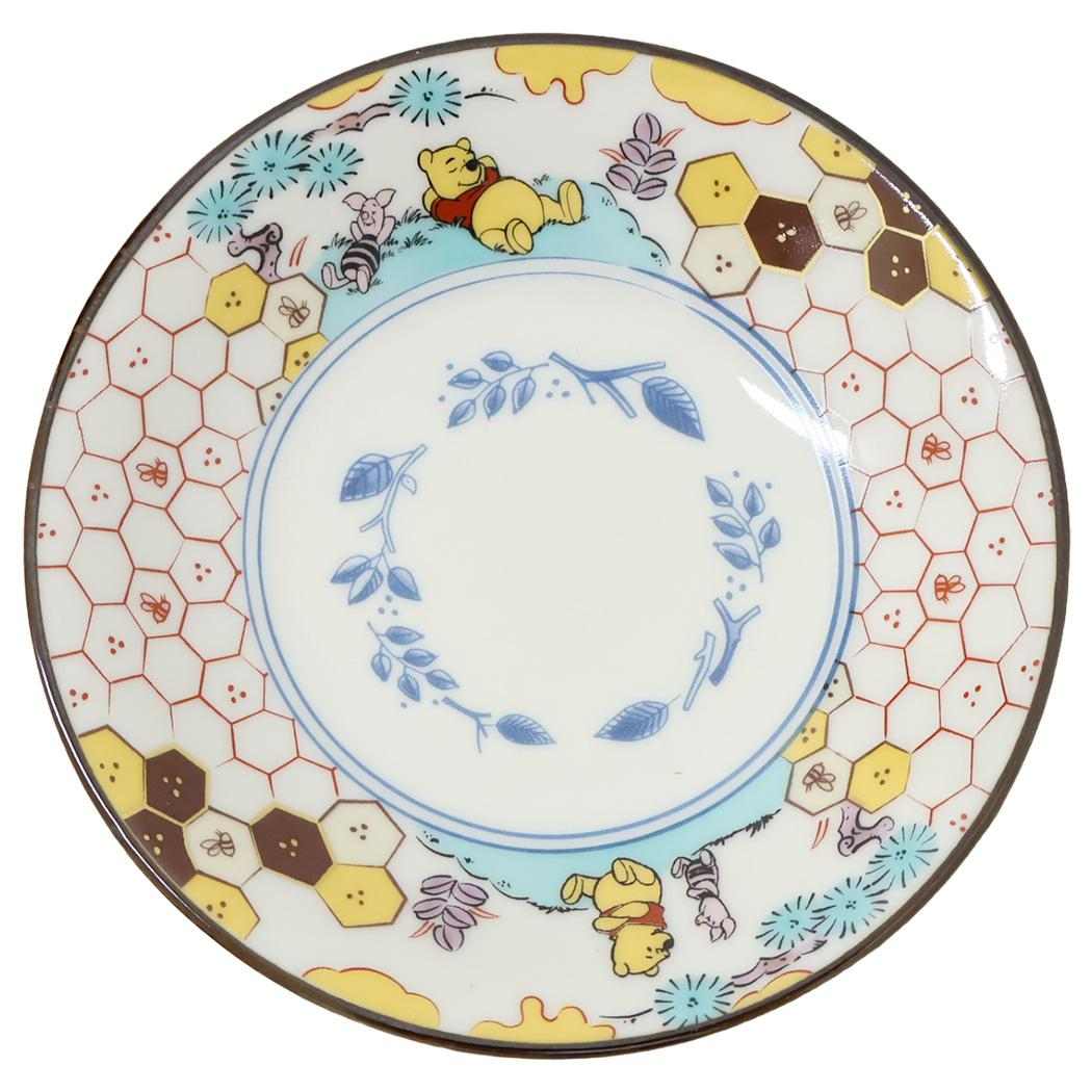 くまのプーさん 小皿 古伊万里風 豆皿 ディズニー 三郷陶器 食器 キャラクター グッズ シネマコレクション