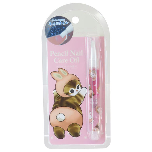 モフサンド コスメ雑貨 ペンシルネイルケアオイル うさにゃん mofusand 粧美堂 ラズベリーの香り かわいい キャラクター グッズ シネマコレクション