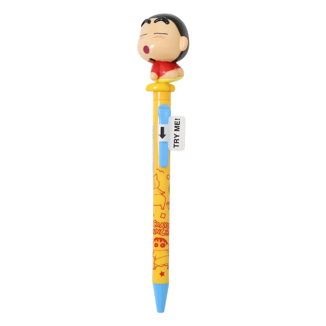 クレヨンしんちゃん ボールペン おしりアクションペン しんのすけ ほほーい 0.7mm 黒 funbox