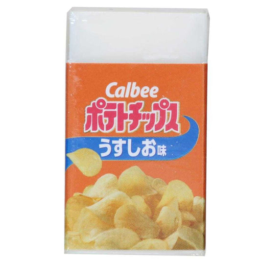 ポテトチップス 消しゴム 消しゴム まとまるくん 3 うすしお コンソメパンチ お菓子パッケージ funbox