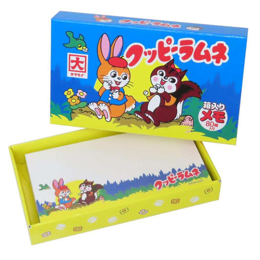 クッピーラムネ メモ帳 スライドメモ お菓子パッケージ funbox 箱入り おもしろ文具 面白 キャラクター グッズ メール便可 シネマコレクション