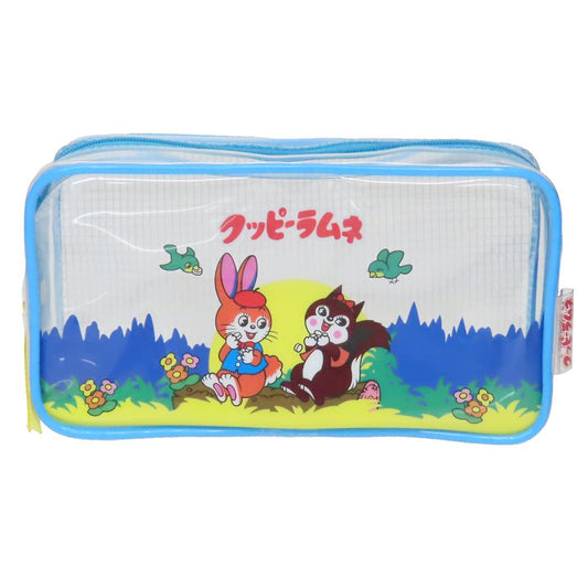 クッピーラムネ ペンケース クリアポーチ お菓子パッケージ funbox 筆箱 新学期準備文具 大容量 キャラクター グッズ シネマコレクション