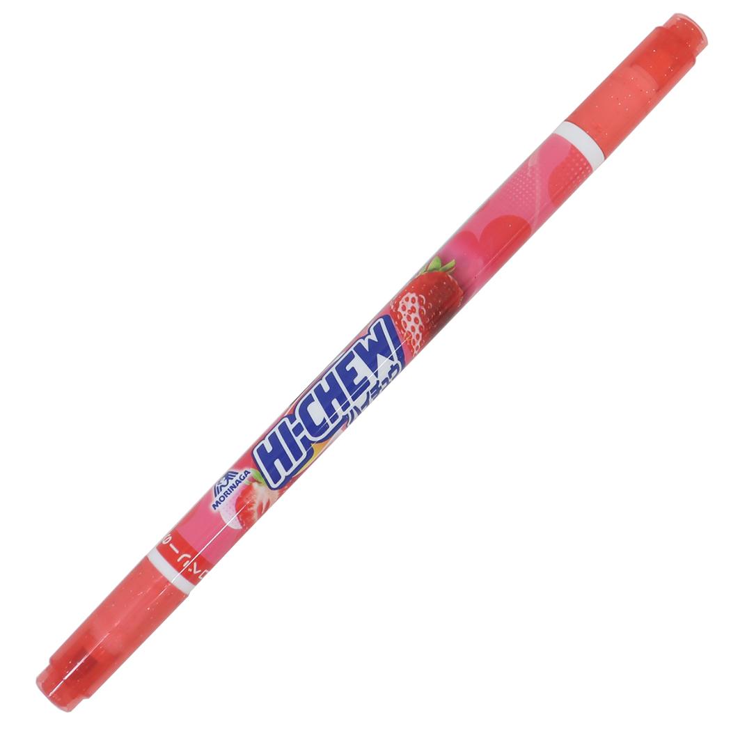 ハイチュウ カラーマーカー ダブルマーカー 2 ストロベリーの香り付き レッド お菓子パッケージ funbox おもしろ 文房具 キャラクター グッズ メール便可 シネマコレクション