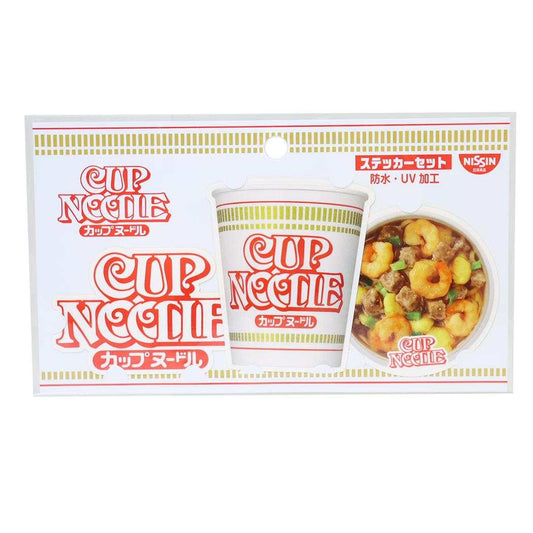 カップヌードル CUPNOODLE ダイカットステッカー ステッカーセット funbox おもしろ文具 かわいい グッズ メール便可 シネマコレクション