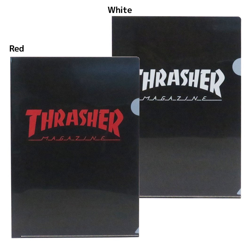 THRASHERファイルA4シングルクリアファイルスラッシャーサカモト文具スケータースポーツブランドグッズ通販シネマコレクション