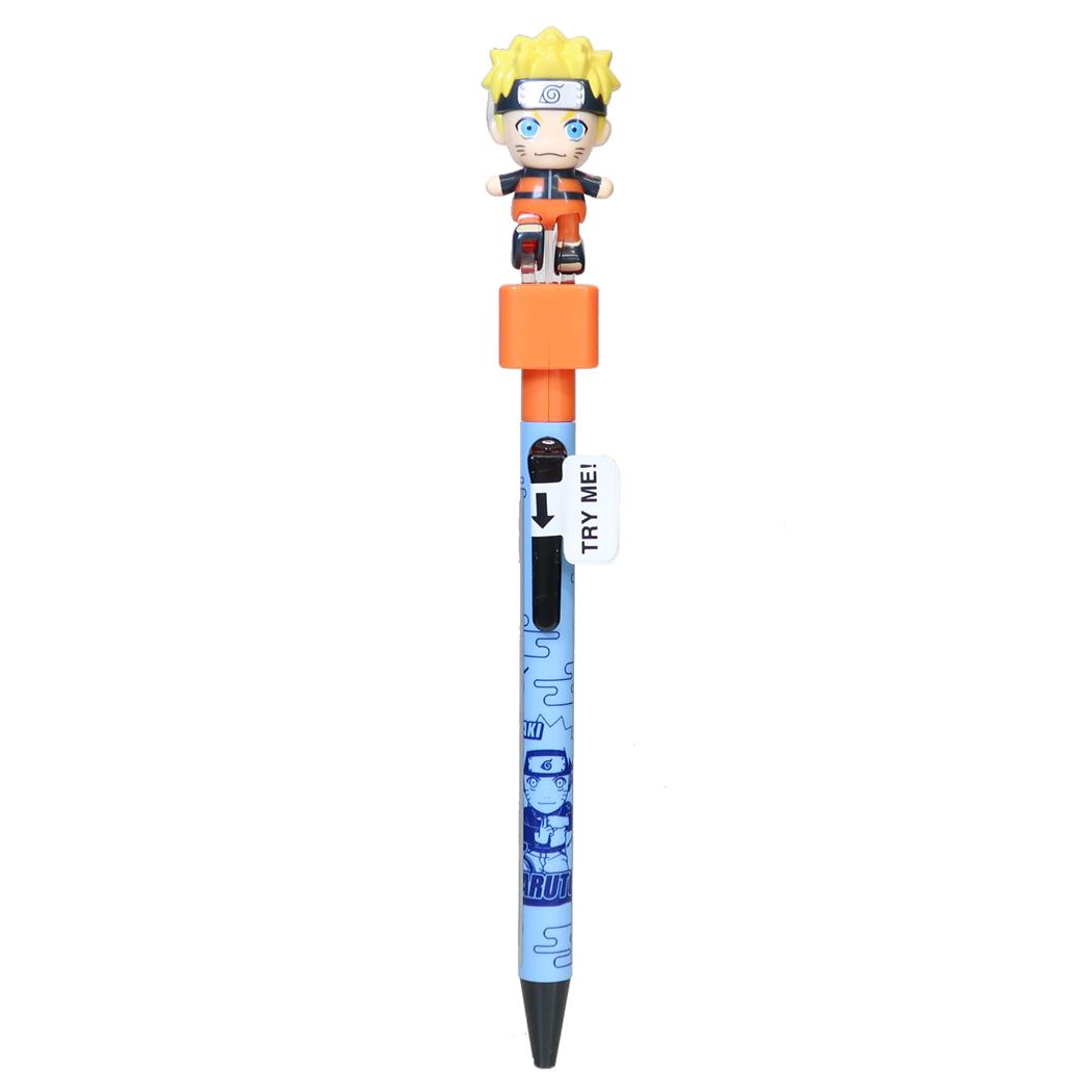 NARUTO疾風伝 ボールペン トコトコアクションペン うずまきナルト 青 少年ジャンプ funbox 面白 おもしろ文具 キャラクター グッズ メール便可 シネマコレクション