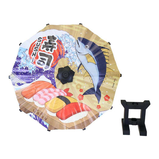 ボールペン 和傘ボールペン 寿司 0.7mm 黒 funbox
