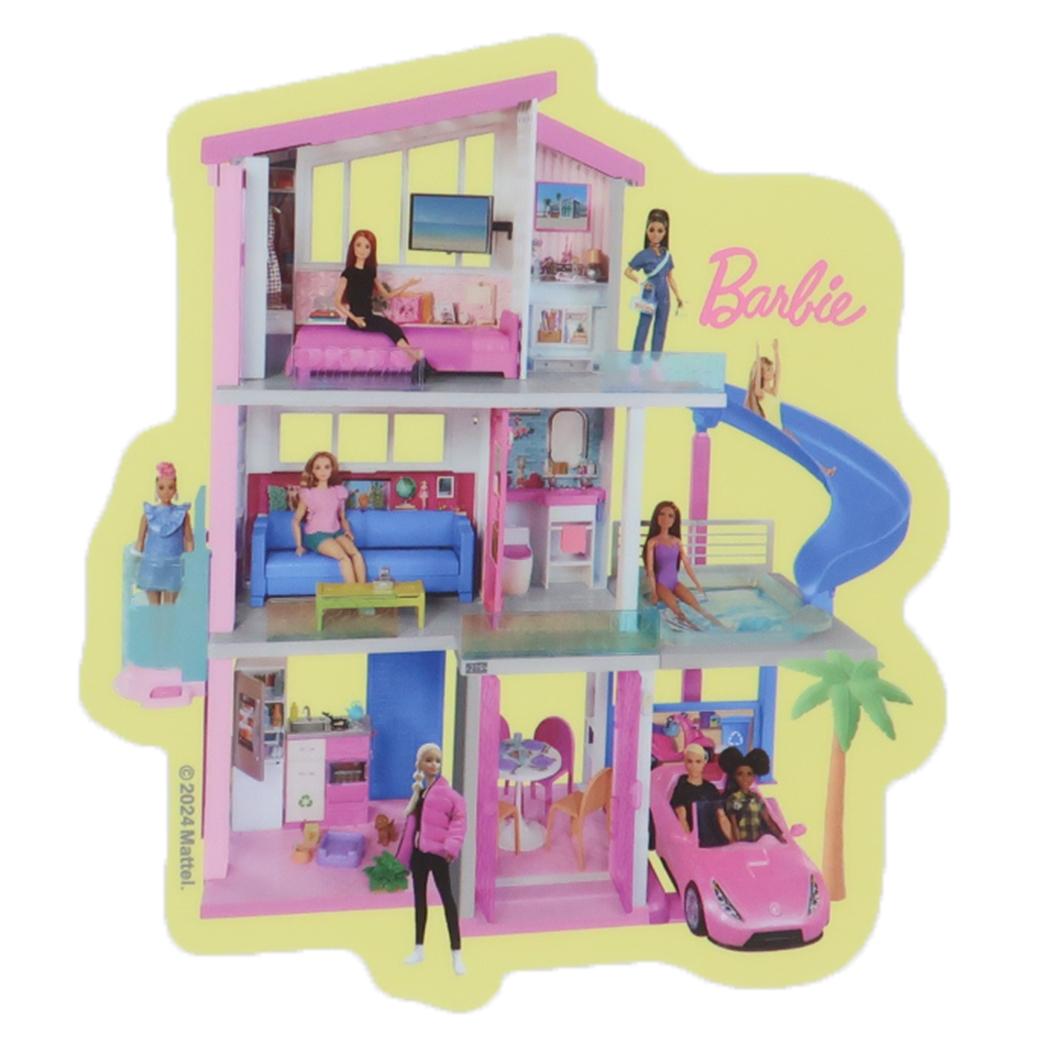 バービー ビッグシール アウトドアステッカー ハウス Barbie スモールプラネット ビニールステッカー デコシール 耐水性 耐候性 キャラクター グッズ メール便可 シネマコレクション