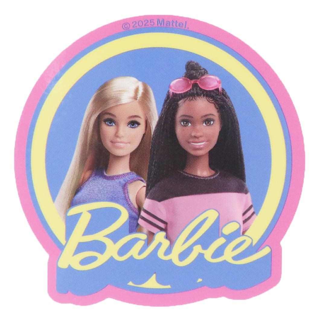 バービー ダイカットシール キャラクターステッカー なかよし Barbie スモールプラネット ダイカットビニールステッカー デコシール 耐水性 キャラクター グッズ メール便可 シネマコレクション