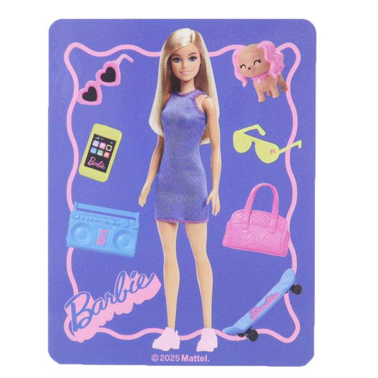 バービー ダイカットシール キャラクターステッカー アイテム Barbie スモールプラネット ダイカットビニールステッカー デコシール 耐水性 キャラクター グッズ メール便可 シネマコレクション