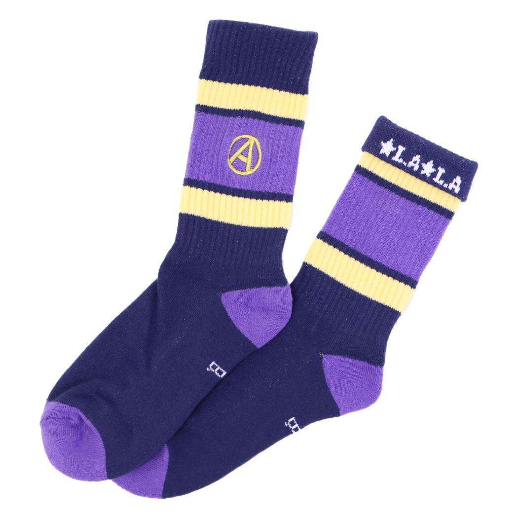 ジョジョの奇妙な冒険 黄金の風 女性用靴下 刺繍ラインソックス レオーネ アバッキオ 少年ジャンプ バンダイ レディースソックス アニメキャラクター グッズ メール便可 シネマコレクション