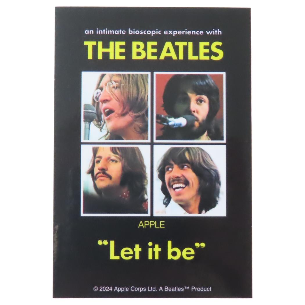 ビートルズ ダイカットシール キャラクターステッカー Let it be スモールプラネット デコシール 耐水性 グッズ メール便可 シネマコレクション