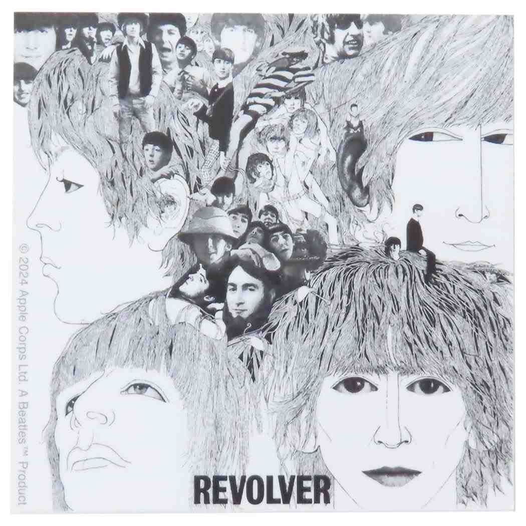 ビートルズ ダイカットシール キャラクターステッカー REVOLVER スモールプラネット デコシール 耐水性 グッズ メール便可 シネマコレクション