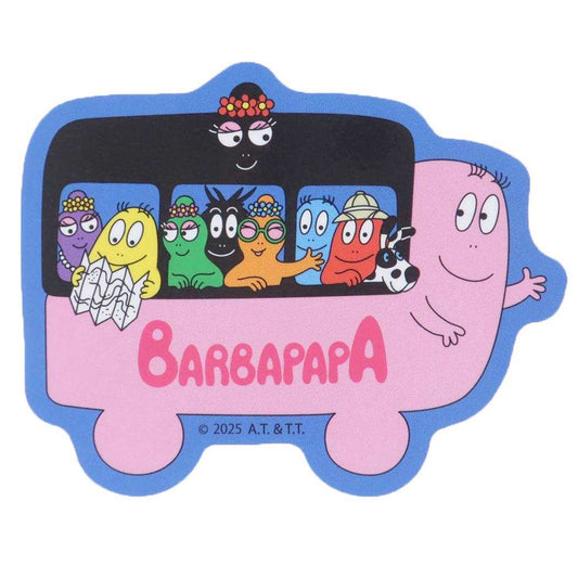 バーバパパ ダイカットシール キャラクターステッカー バス BARBAPAPA スモールプラネット ダイカットビニールステッカー デコシール 耐水性 キャラクター グッズ メール便可 シネマコレクション