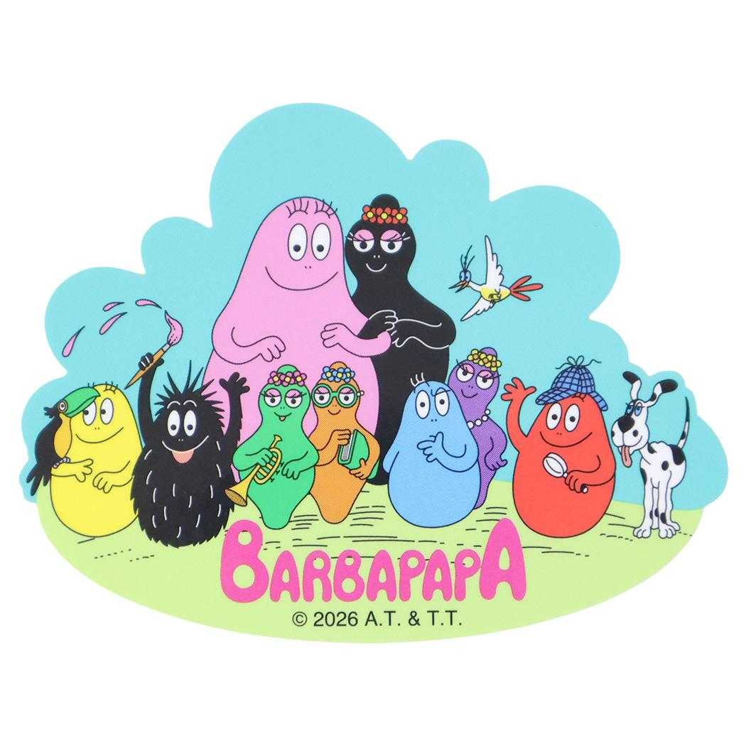 バーバパパ ダイカットシール キャラクターステッカー ファミリー BARBAPAPA スモールプラネット