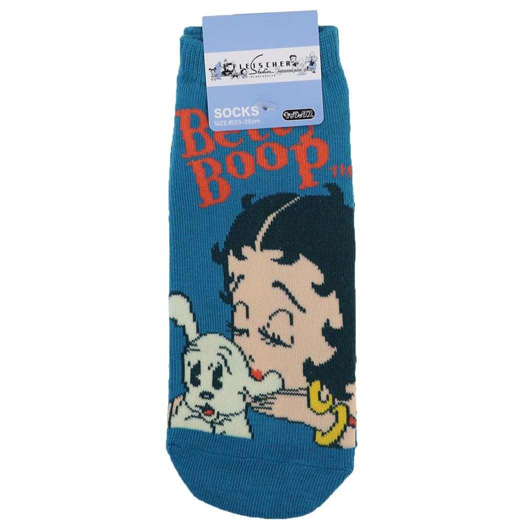 ベティブープ 女性用靴下 レディースソックス パジー BETTY BOOP スモールプラネット キャラックス 大人向け キャラクター グッズ メール便可 シネマコレクション