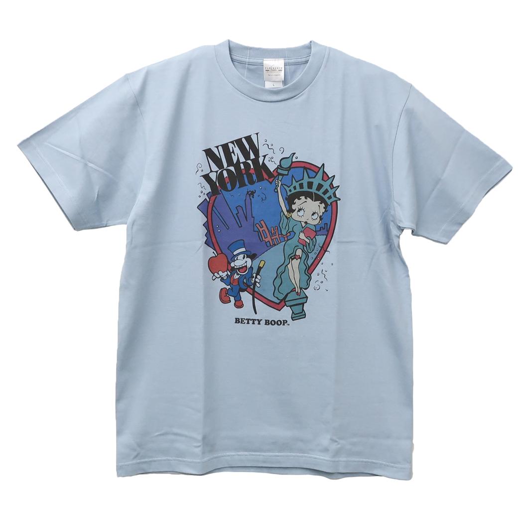 ベティブープ Tシャツ T-SHIRTS Lサイズ ニューヨーク BETTY BOOP スモールプラネット 半袖 キャラクター グッズ メール便可 シネマコレクション
