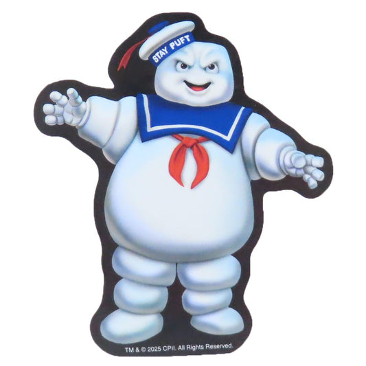 ゴーストバスターズ ダイカットシール キャラクターステッカー マシュマロマン BK スモールプラネット デコシール 耐水性 キャラクター グッズ メール便可 シネマコレクション