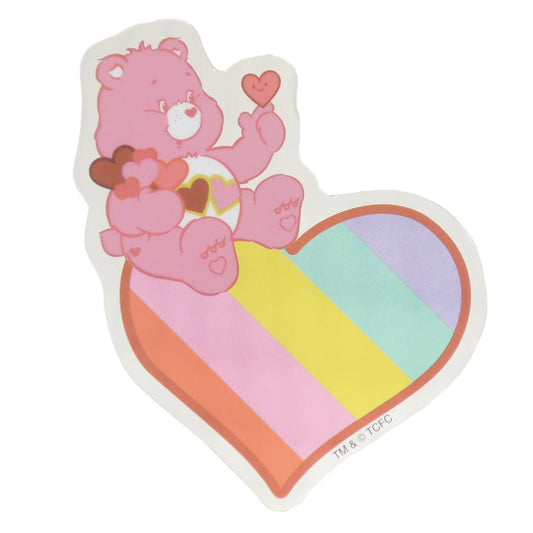 ケアベア ダイカットシール キャラクターステッカー ハート シルバー CareBears スモールプラネット デコシール 耐水性 キャラクター グッズ メール便可 シネマコレクション