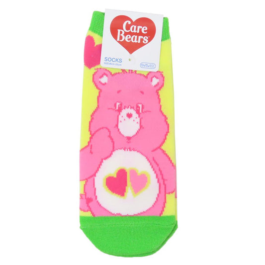 ケアベア 女性用靴下 レディースソックス ラブアロット ハート CareBears スモールプラネット キャラックス 大人向け キャラクター グッズ メール便可 シネマコレクション