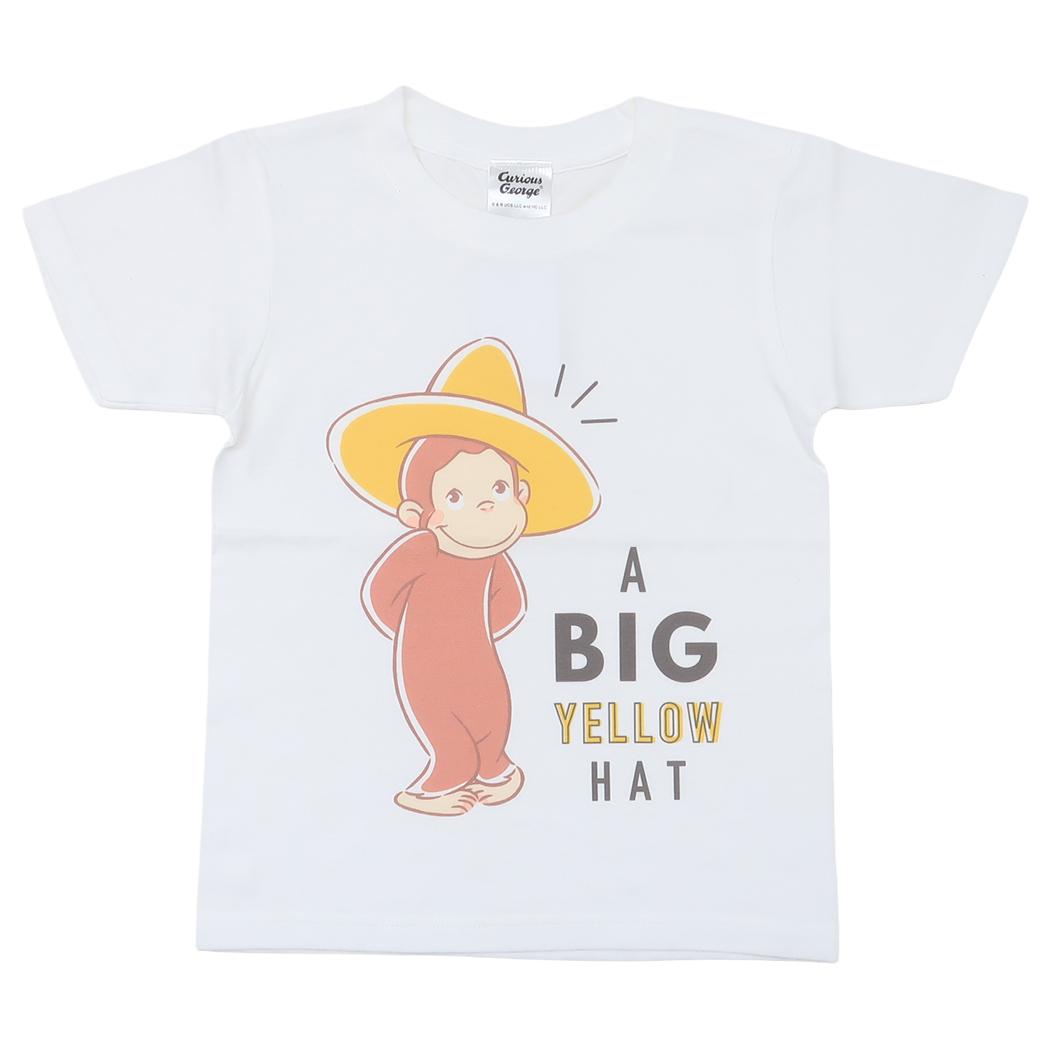 おさるのジョージ 子供用Tシャツ キッズT-SHIRTS 黄色い帽子 キッズ120 スモールプラネット 半袖 コレクション雑貨 プレゼント 絵本キャラクター グッズ メール便可 シネマコレクション