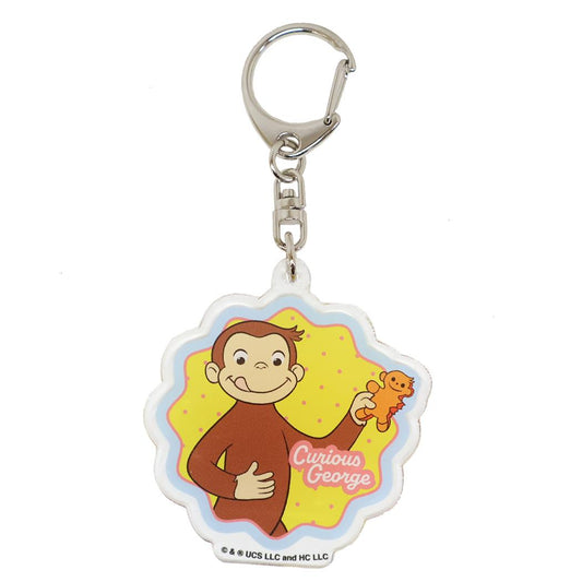 おさるのジョージ キーリング アクリルキーホルダー クッキー スモールプラネット コレクション雑貨 アクキー 絵本キャラクター グッズ メール便可 シネマコレクション