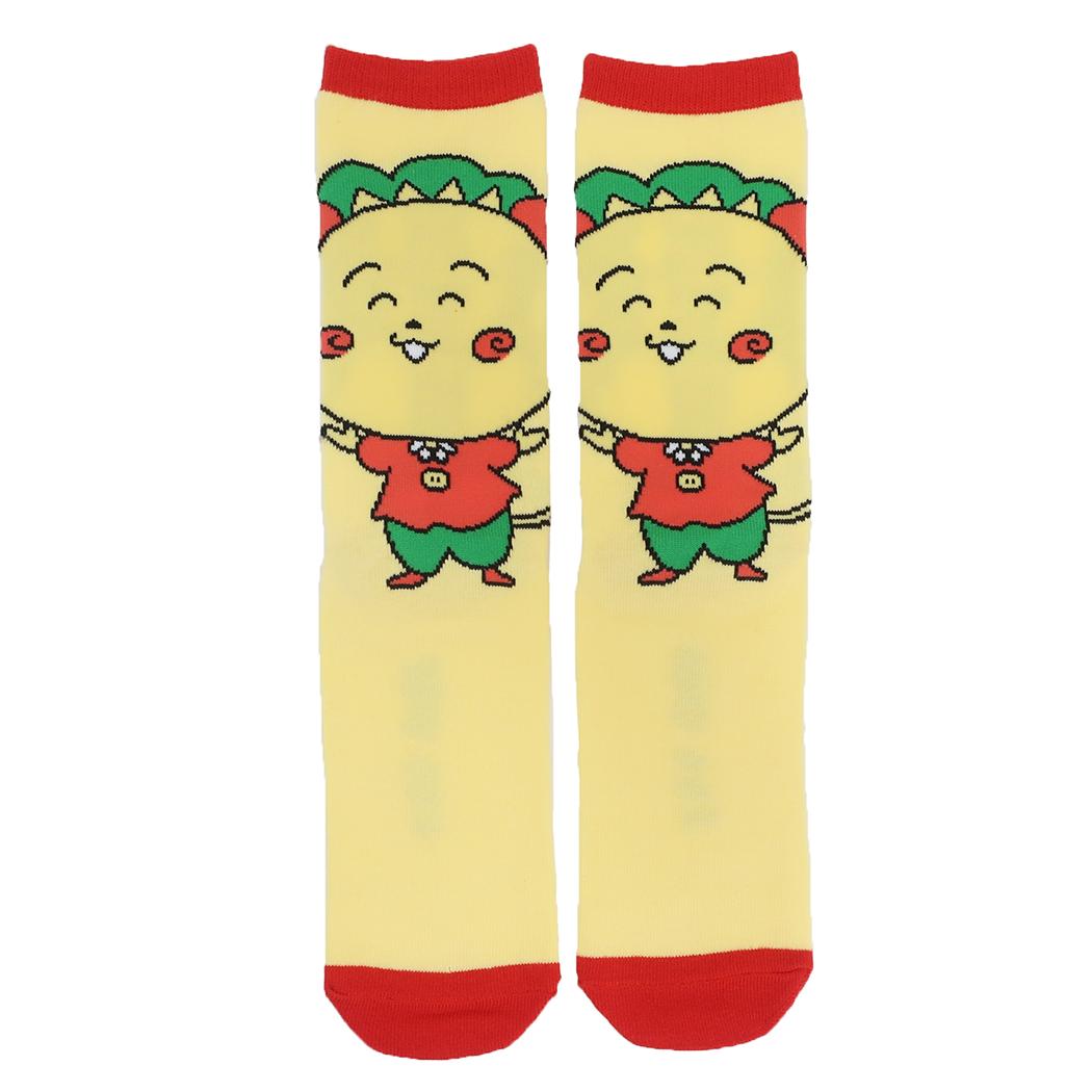 コジコジ 女性用靴下 レディースハイソックス えがお さくらももこ スモールプラネット キャラックス 女の子 アニメキャラクター グッズ メール便可 シネマコレクション