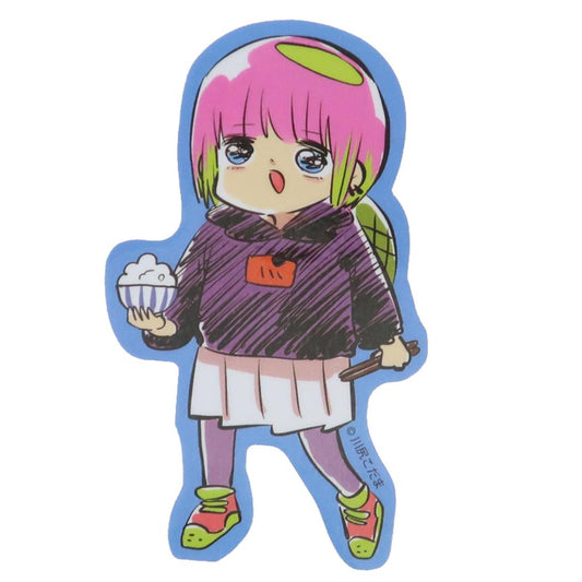 川尻こだま ダイカットシール キャラクターステッカー ごはん　スモールプラネット ダイカットビニールステッカー デコシール 耐水性 キャラクター グッズ メール便可 シネマコレクション