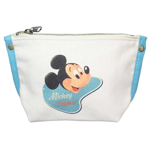 ミッキーマウス コスメポーチ ミニポーチ American Paradise バッジ ディズニー スモールプラネット 小物入れ おしゃれ キャラクター グッズ メール便可 シネマコレクション