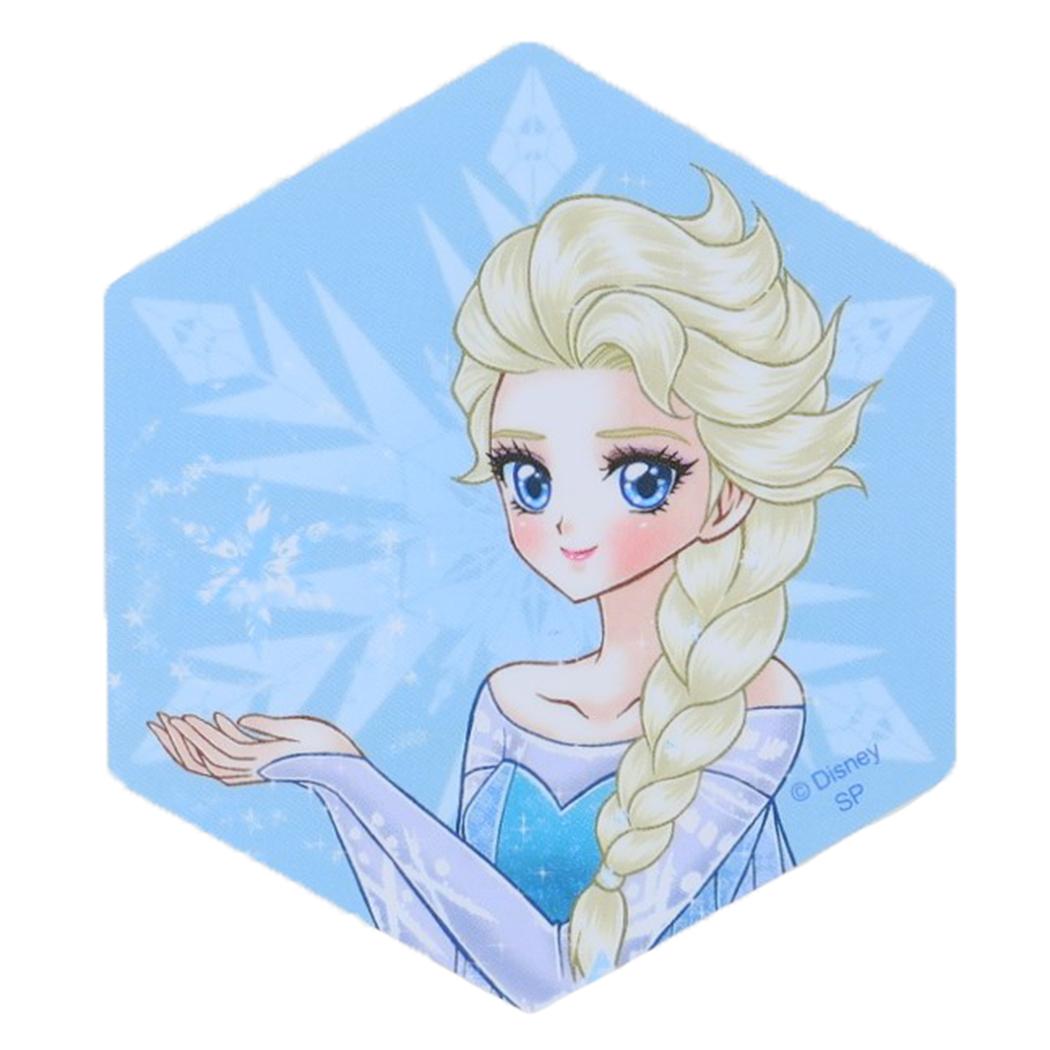 アナと雪の女王x中川翔子 ダイカットシール キャラクターステッカー フローズンアートコレクション エルサ ディズニー スモールプラネット ダイカットビニールステッカー デコシール 耐水性 キャラクター グッズ メール便可 シネマコレクション